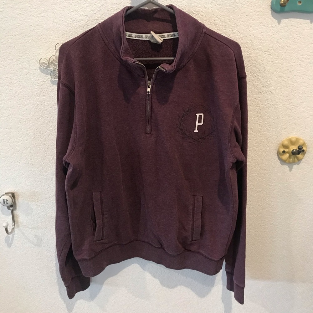 Victoria’s Secret pink quarter zip pullover